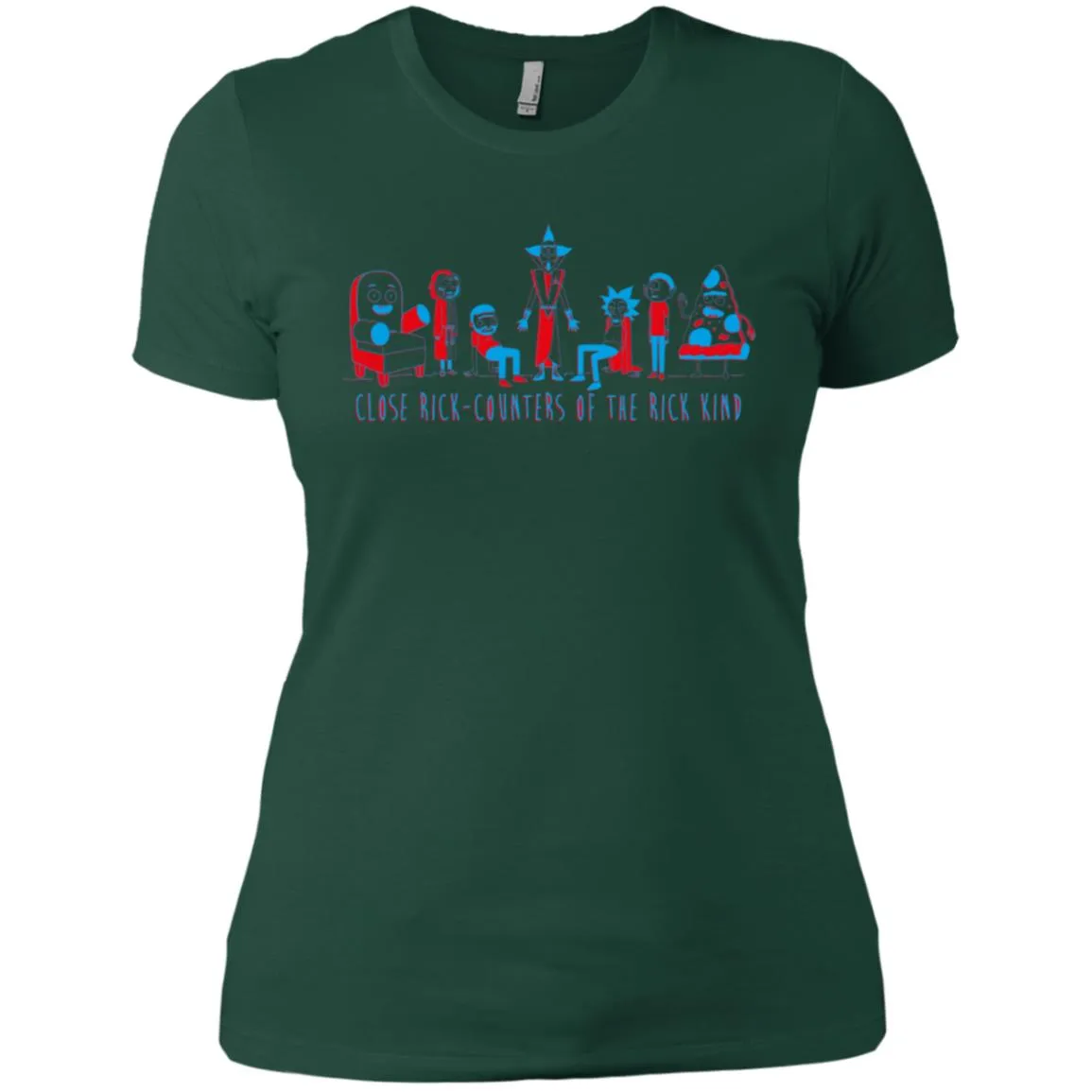 Rick And Morty Close Rick-counters Drawing Women T-Shirt