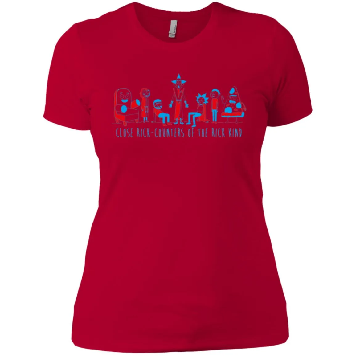 Rick And Morty Close Rick-counters Drawing Women T-Shirt