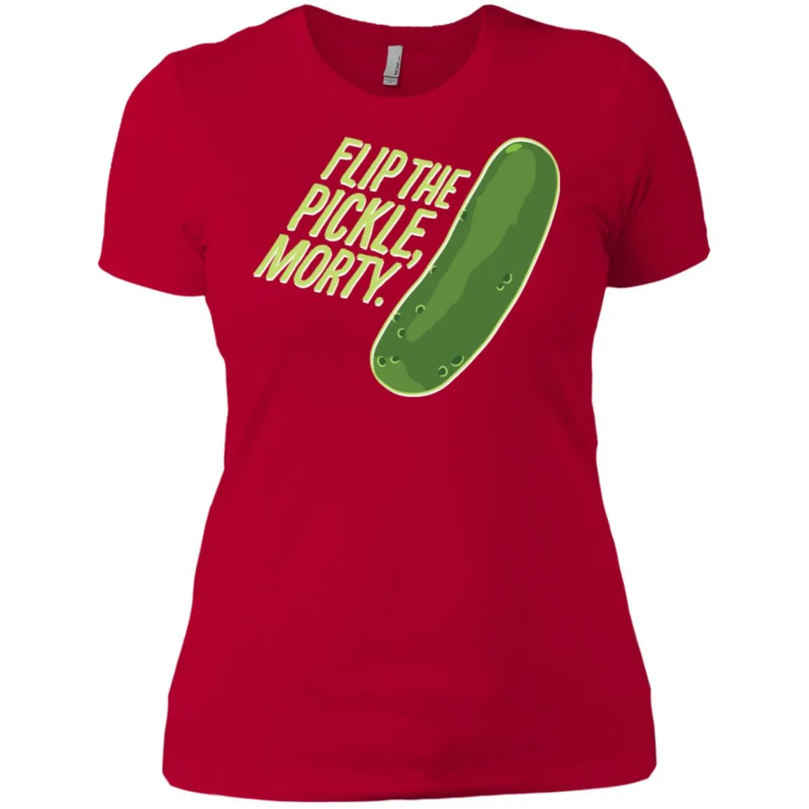 Rick And Morty Flip The Pickle Quote Women T-Shirt