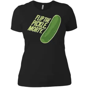 Rick And Morty Flip The Pickle Quote Women T-Shirt