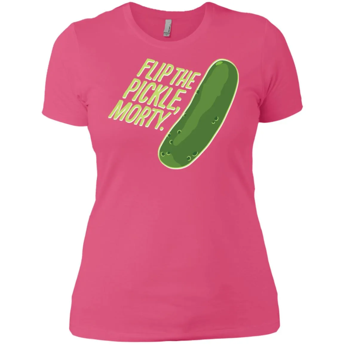 Rick And Morty Flip The Pickle Quote Women T-Shirt