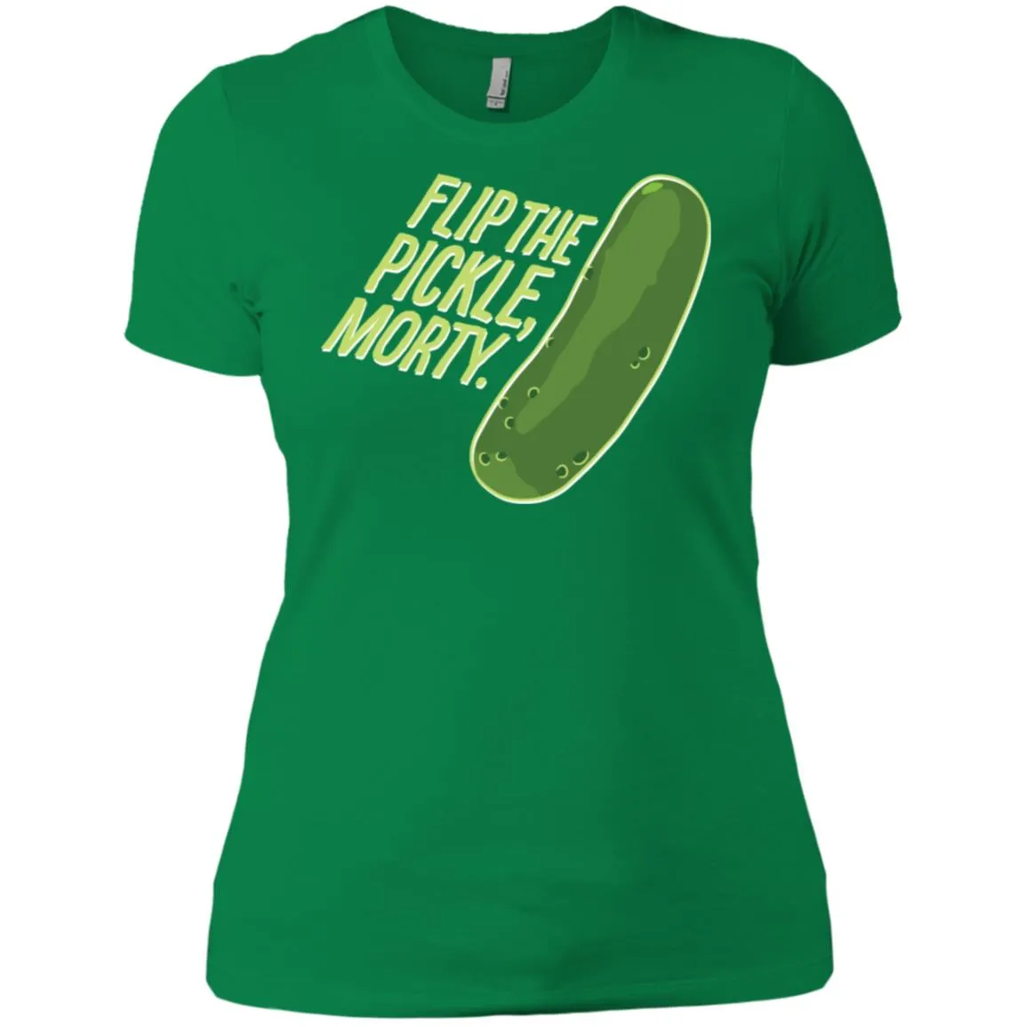 Rick And Morty Flip The Pickle Quote Women T-Shirt