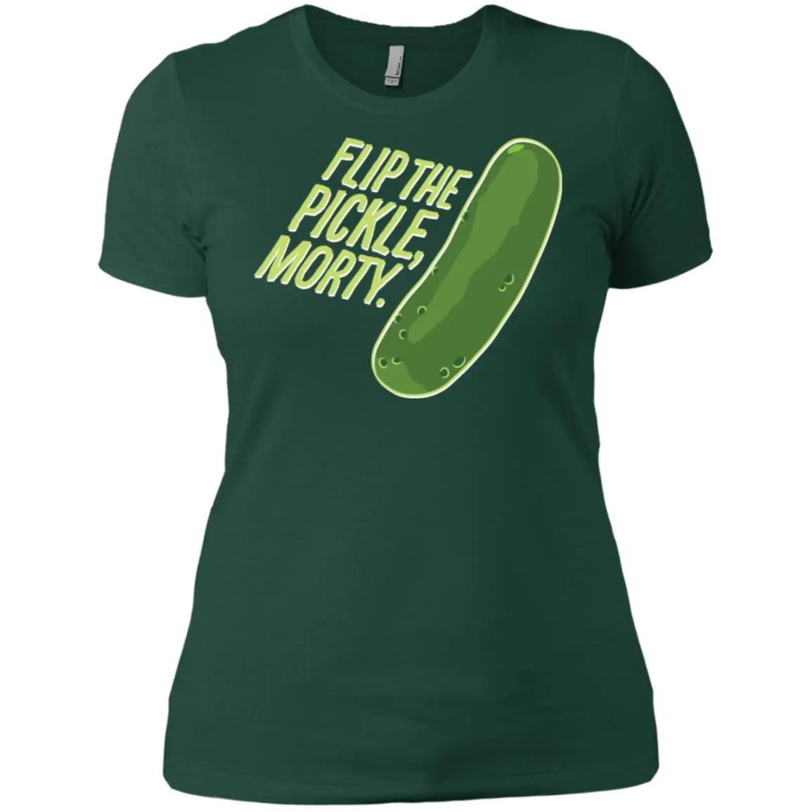 Rick And Morty Flip The Pickle Quote Women T-Shirt