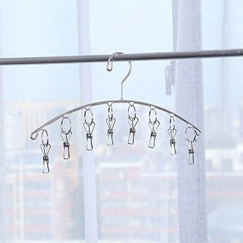 Ringbe Laundry Socks Hanger, Indoor Space Saver Outdoor Rust-Free Sock Underwear Dryer Stainless Steel Drying Rack