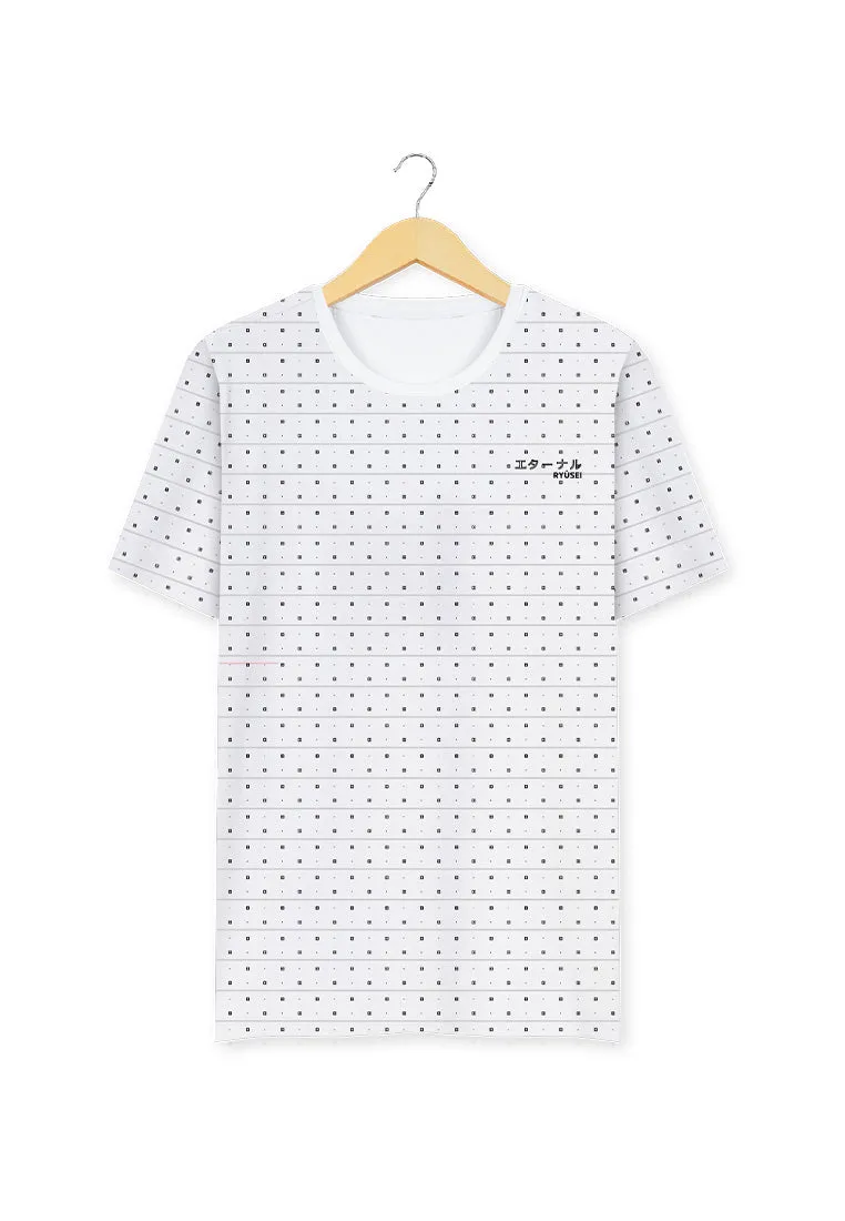 Ryusei Kaos Pria Yutanari White