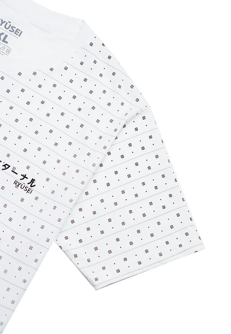 Ryusei Kaos Pria Yutanari White