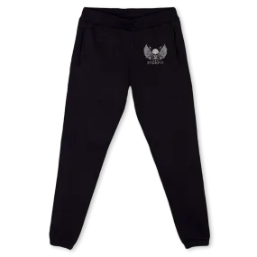 SKULLTESTPANTS Black Sweatpants.