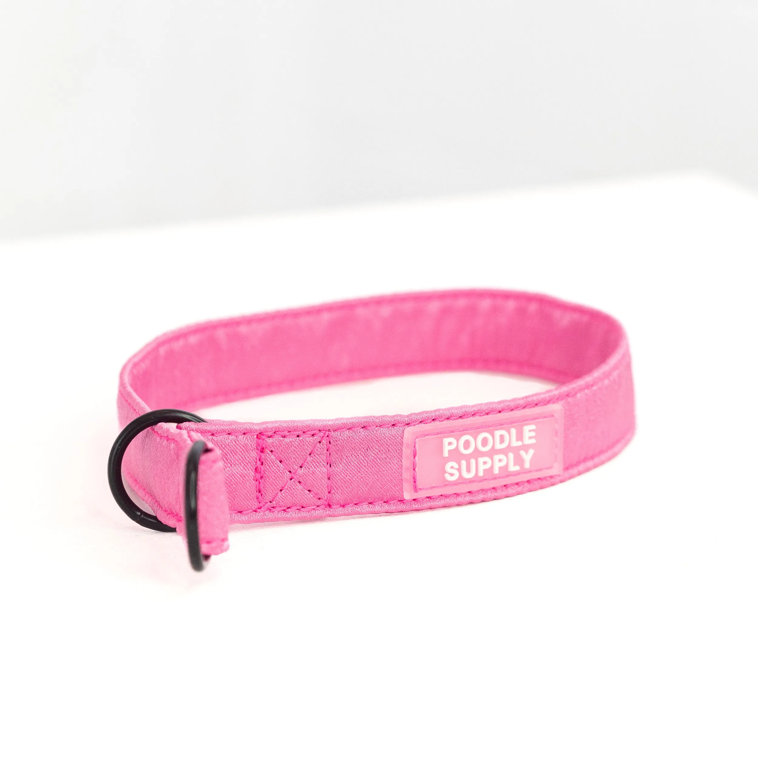 Slip Collar Candy Satin - Raspberry Rush - 2cm