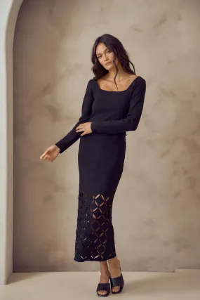 SWEATER MAXI DRESS