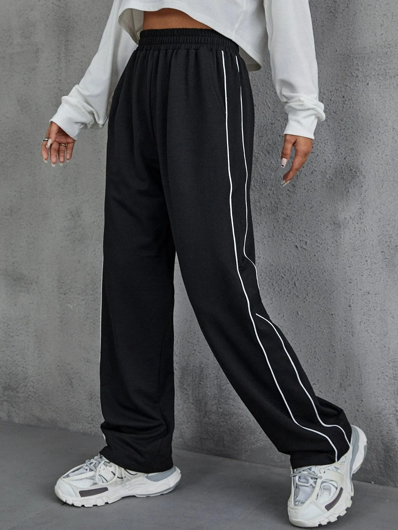 SXV Contrast Piping Trackpants