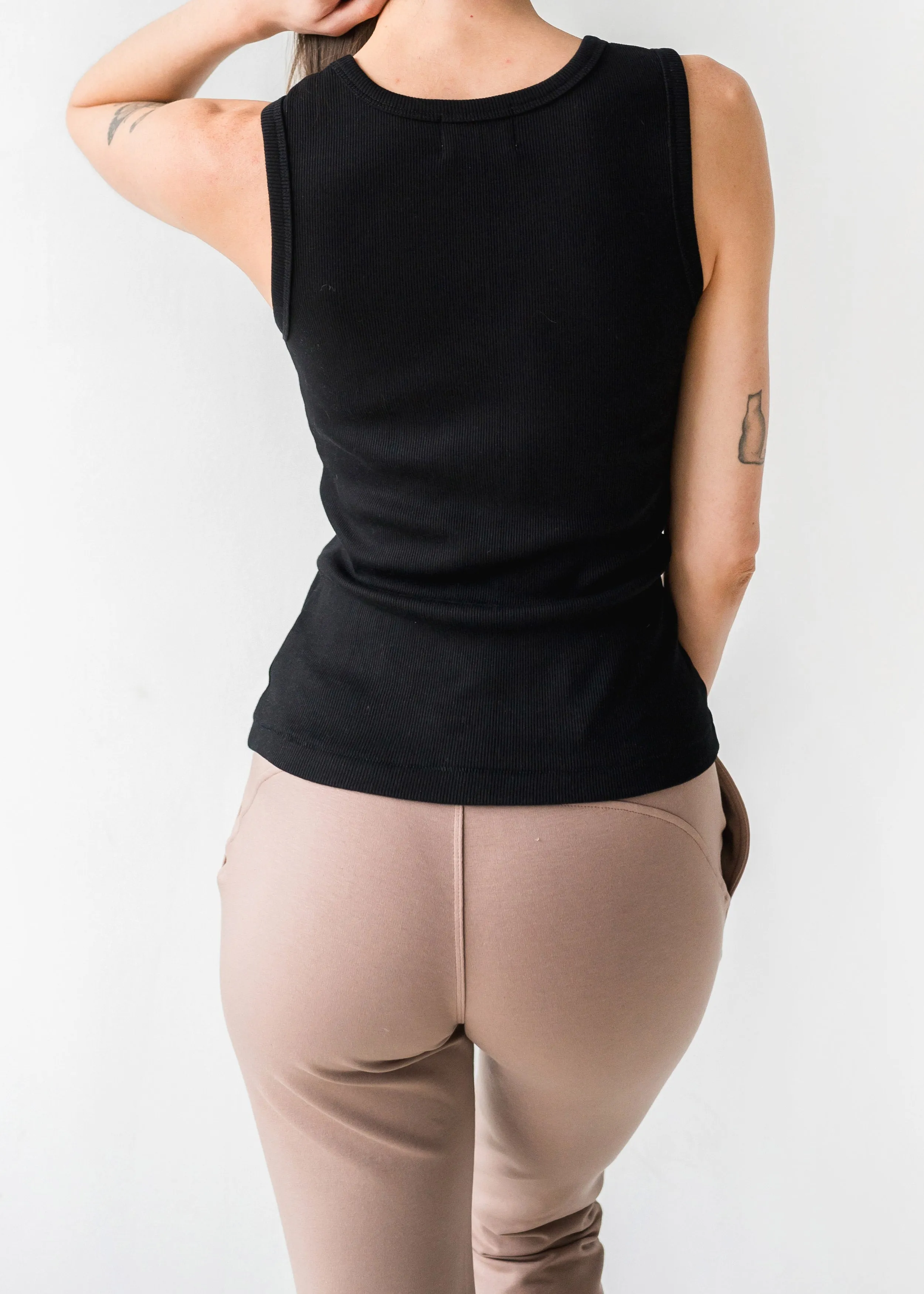 The French Terry Trouser Sweatpant in Latte