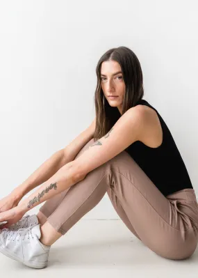 The French Terry Trouser Sweatpant in Latte