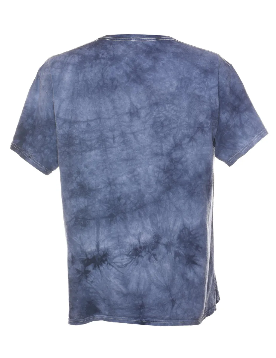 Tie Dye Hump Day Printed T-shirt - L