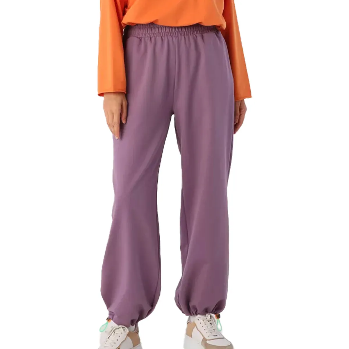 TLD Women Allday Dark Lilac Detailed Sweatpants - Kifisiá