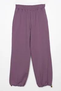 TLD Women Allday Dark Lilac Detailed Sweatpants - Kifisiá