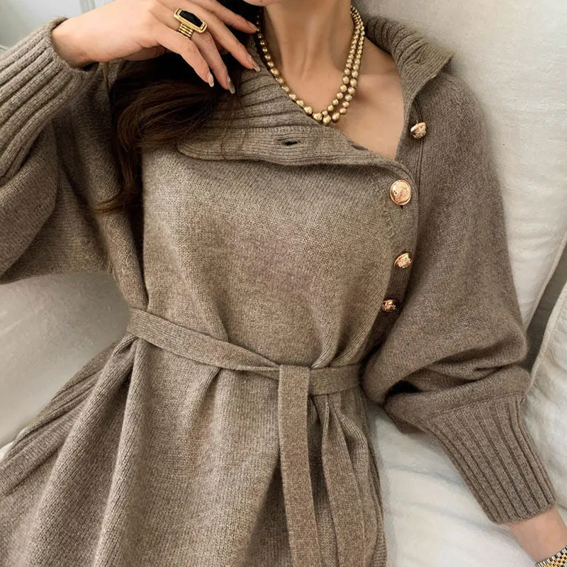 Turtleneck Sweater Dress