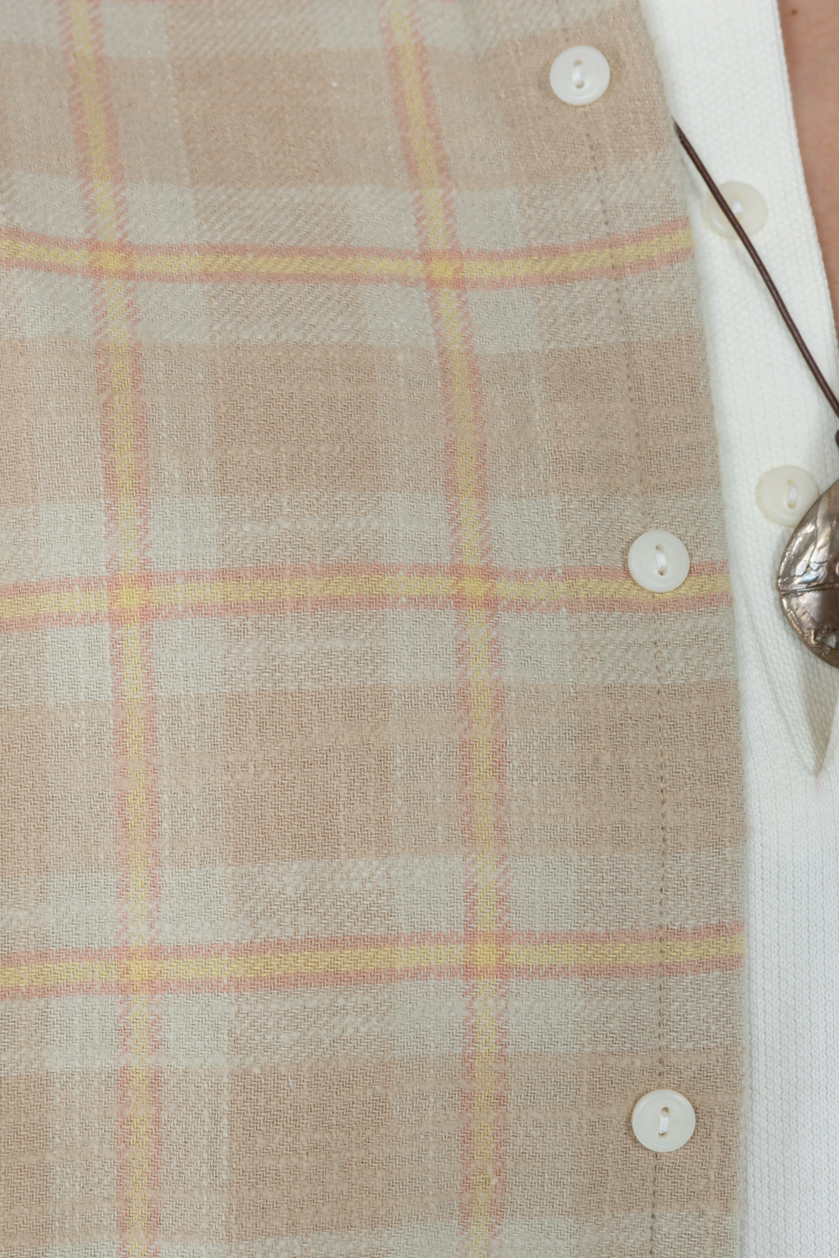 Ultra Oversized Shirt - Faded Cottage Plaid