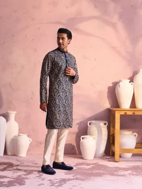 Vastramay Embroidered Kurta Pyjama Set