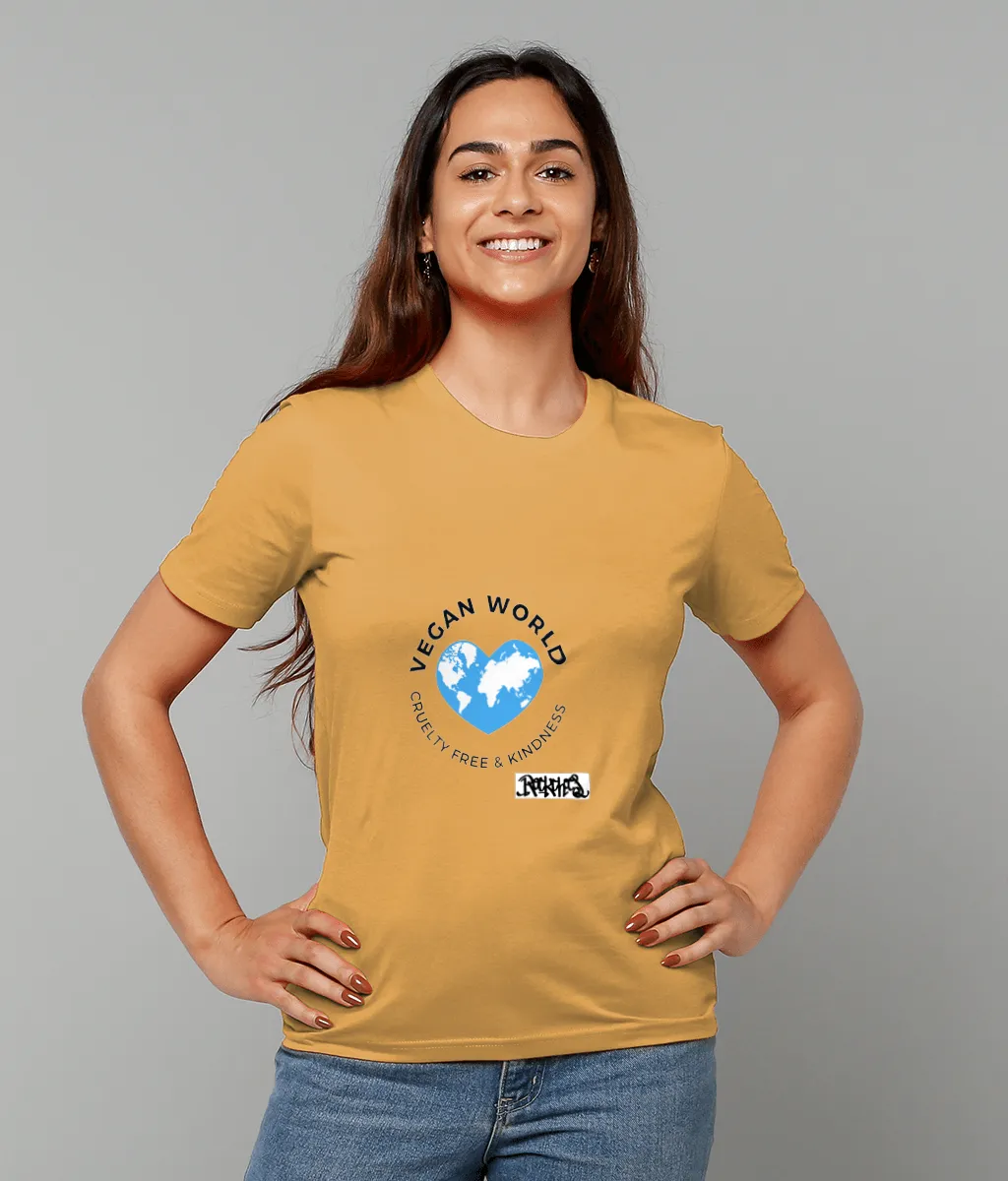 Vegan World T Shirt by Rock Chocs