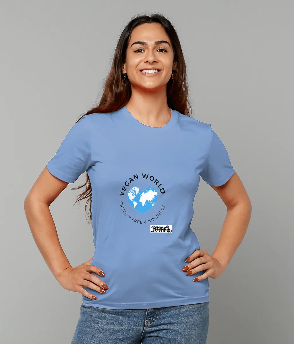 Vegan World T Shirt by Rock Chocs