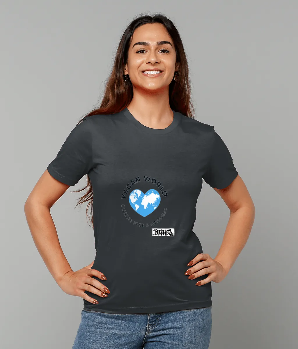 Vegan World T Shirt by Rock Chocs
