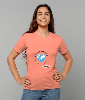 Vegan World T Shirt by Rock Chocs
