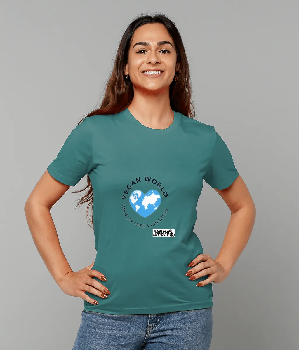 Vegan World T Shirt by Rock Chocs