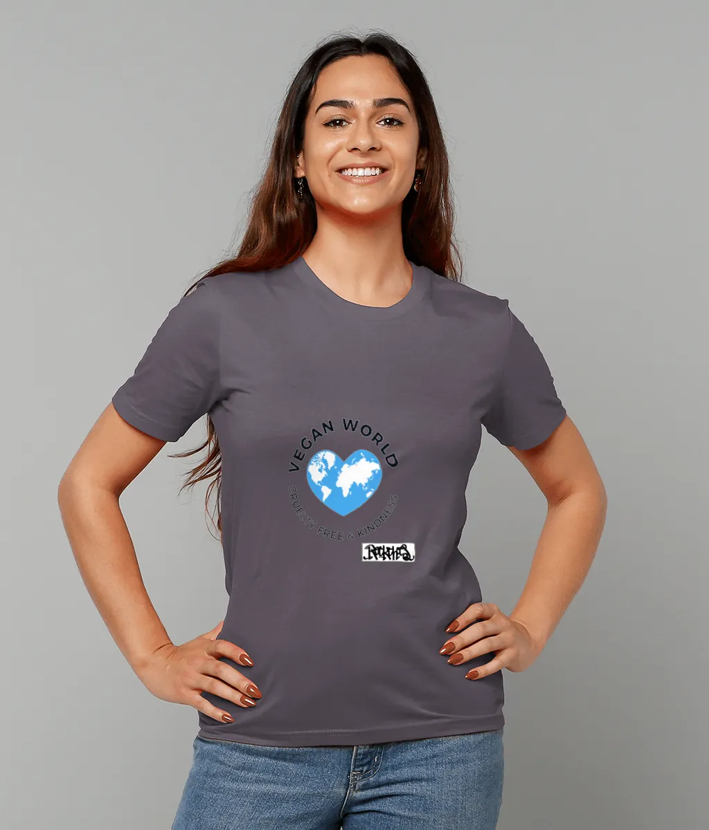 Vegan World T Shirt by Rock Chocs