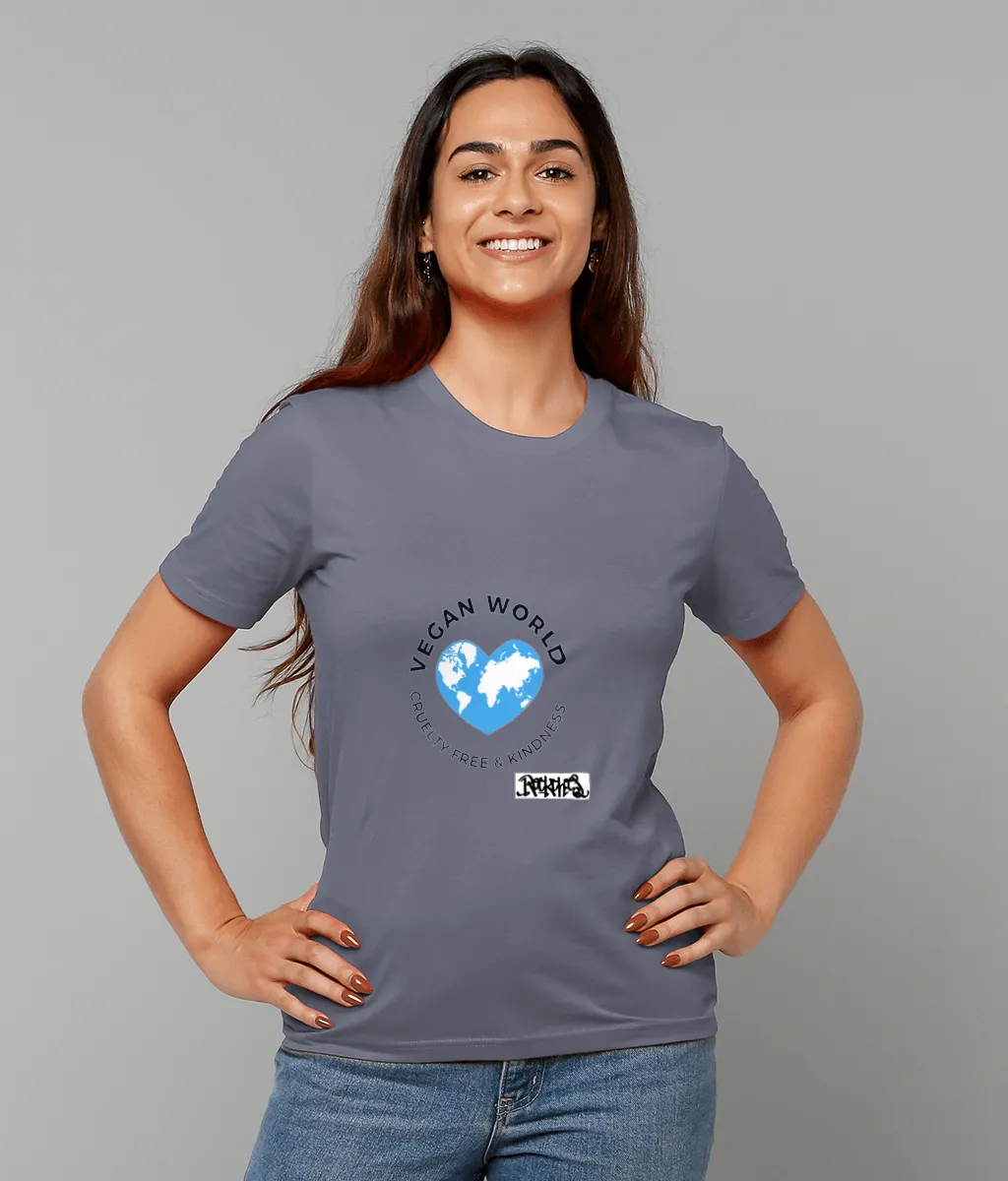 Vegan World T Shirt by Rock Chocs
