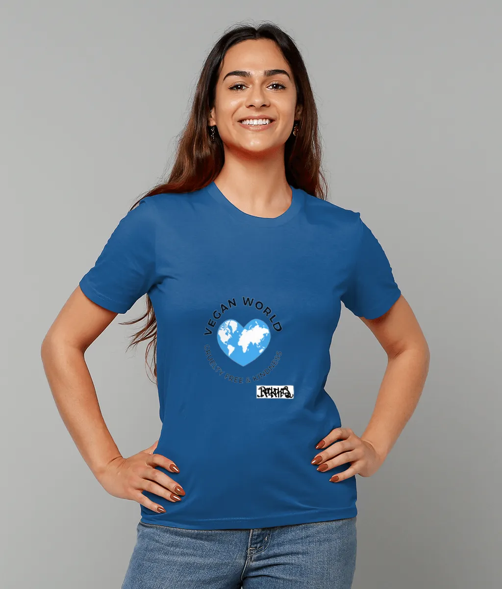Vegan World T Shirt by Rock Chocs