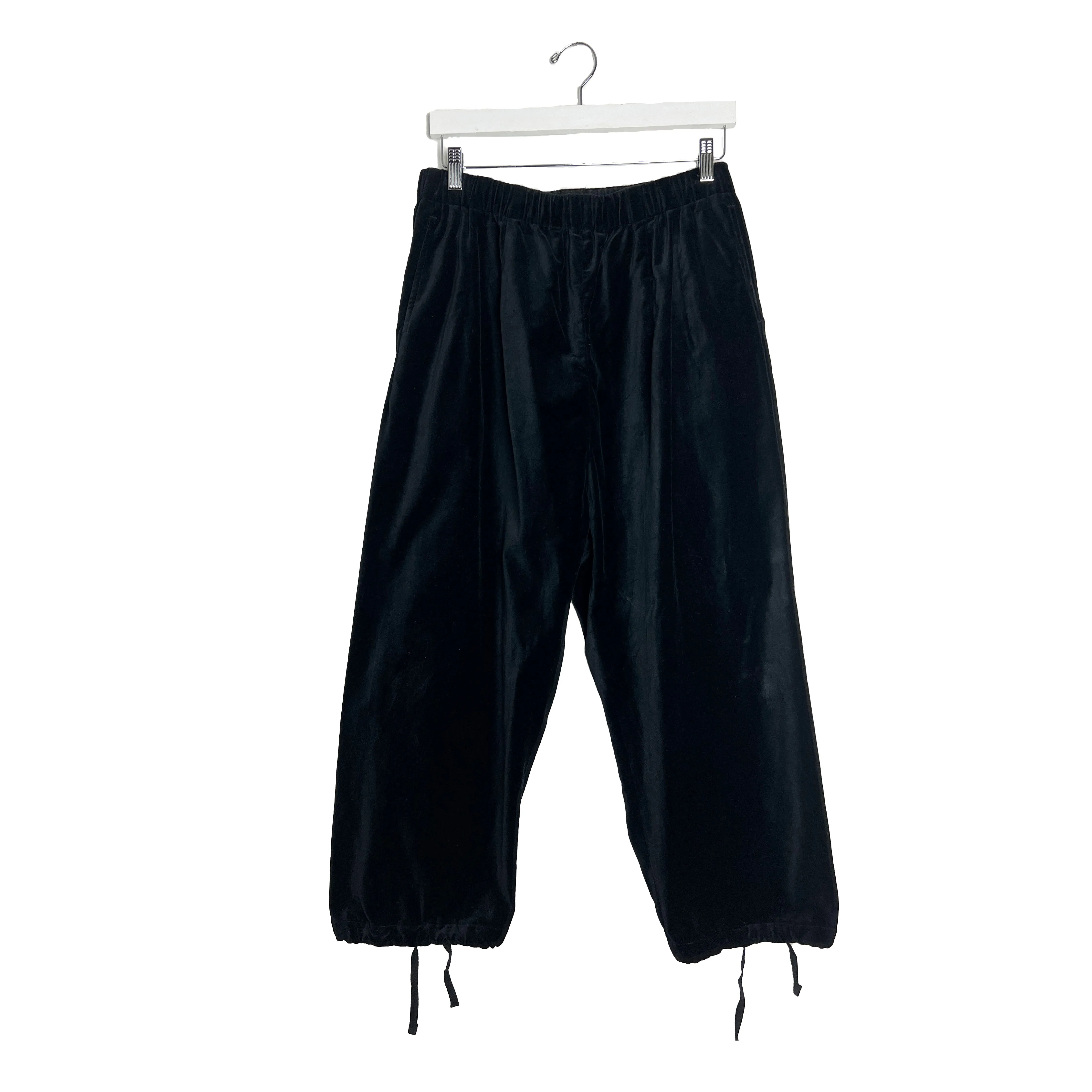 Velvet Wide Leg Jogger Sweatpants