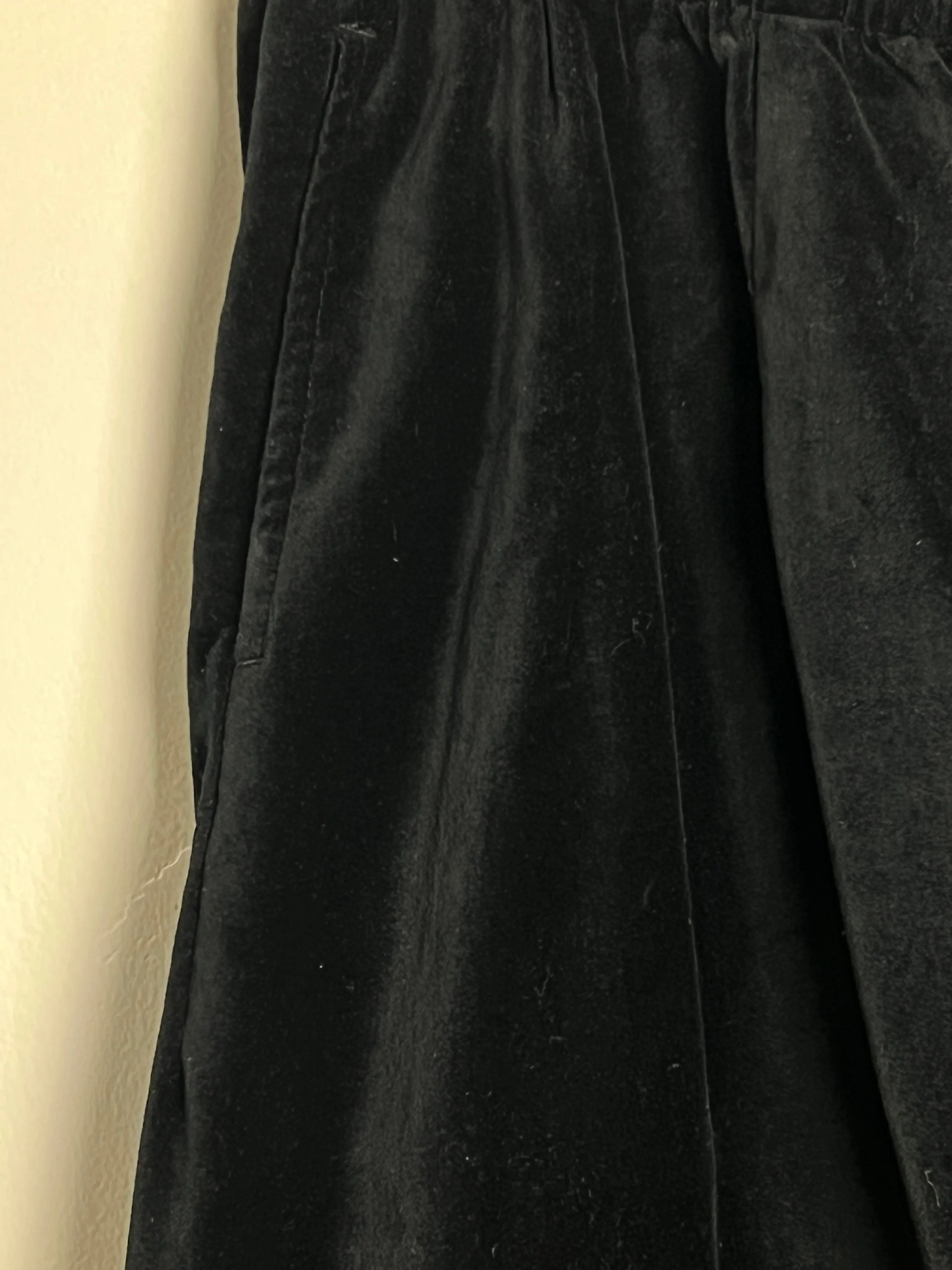 Velvet Wide Leg Jogger Sweatpants
