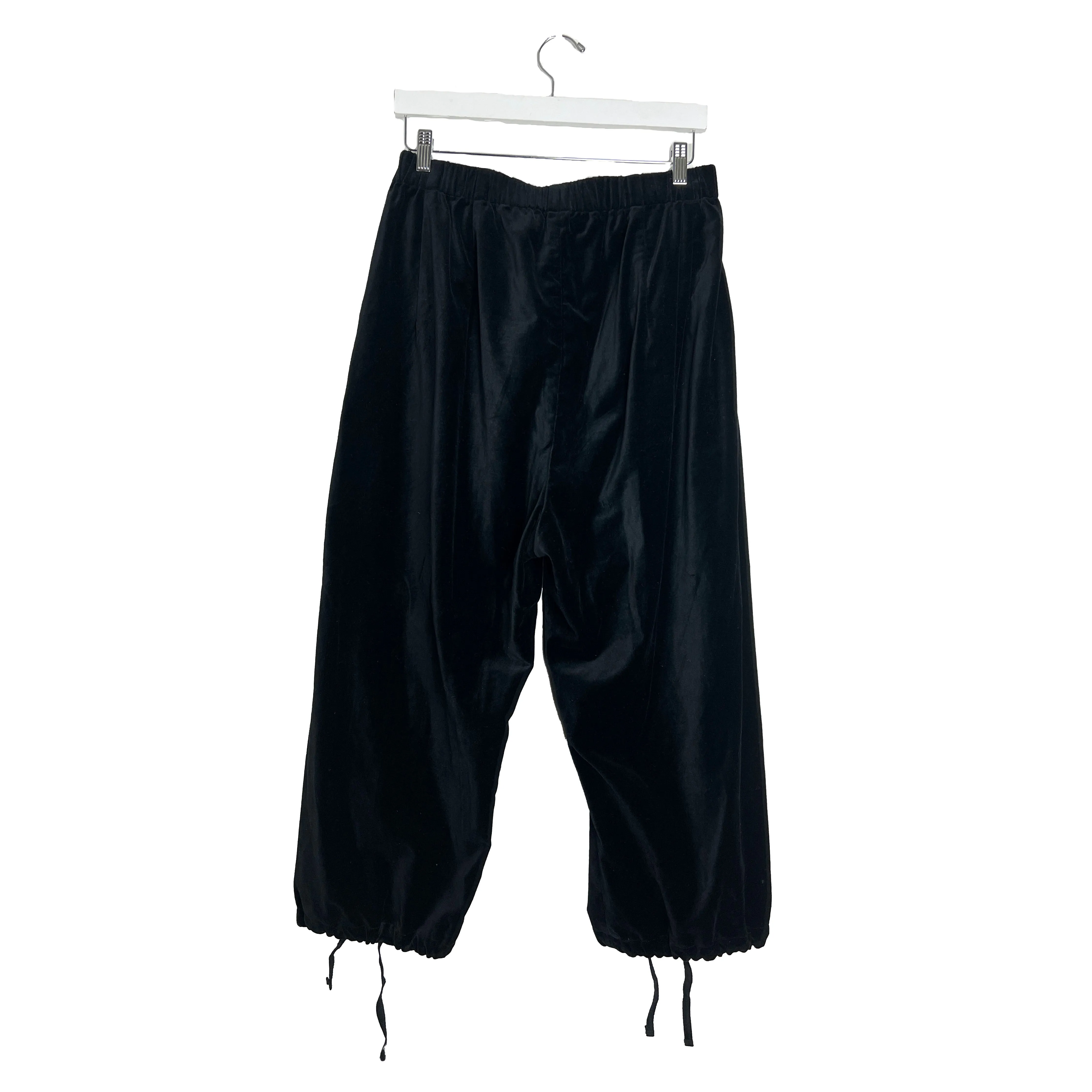 Velvet Wide Leg Jogger Sweatpants