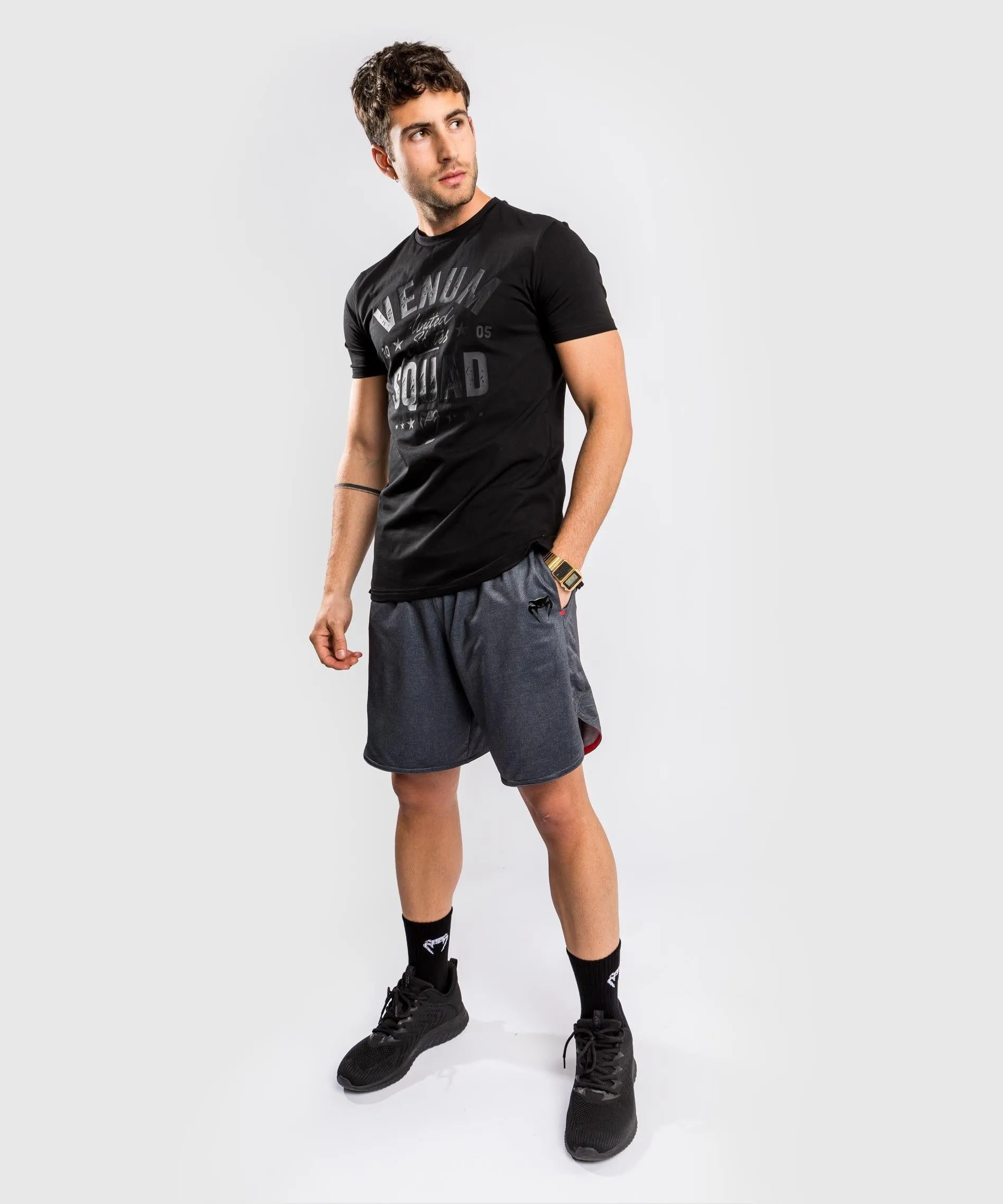 Venum Squad T-Shirt - Black/Black