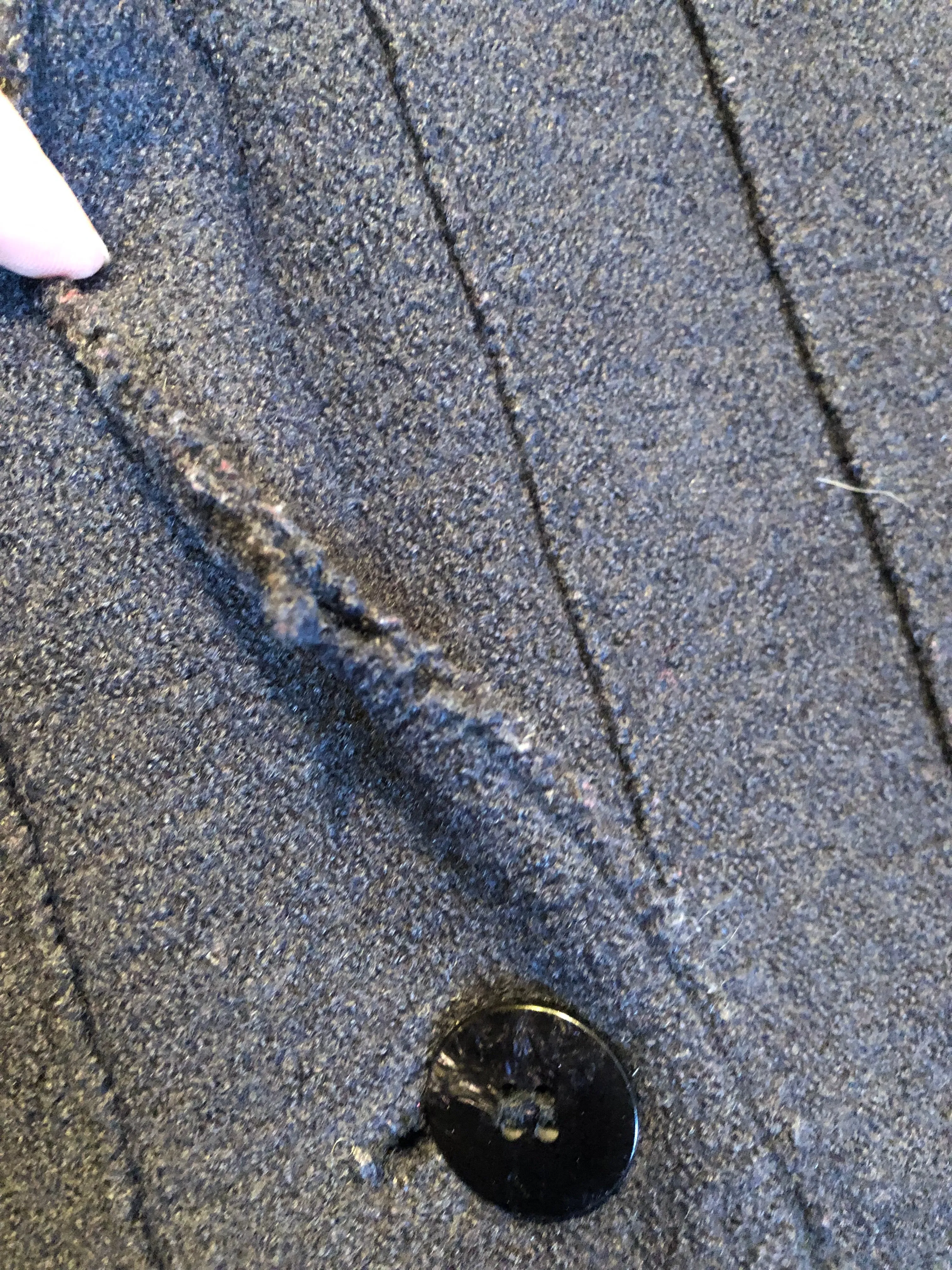 Vintage Hilary Radley Wool Coat, Made in Canada