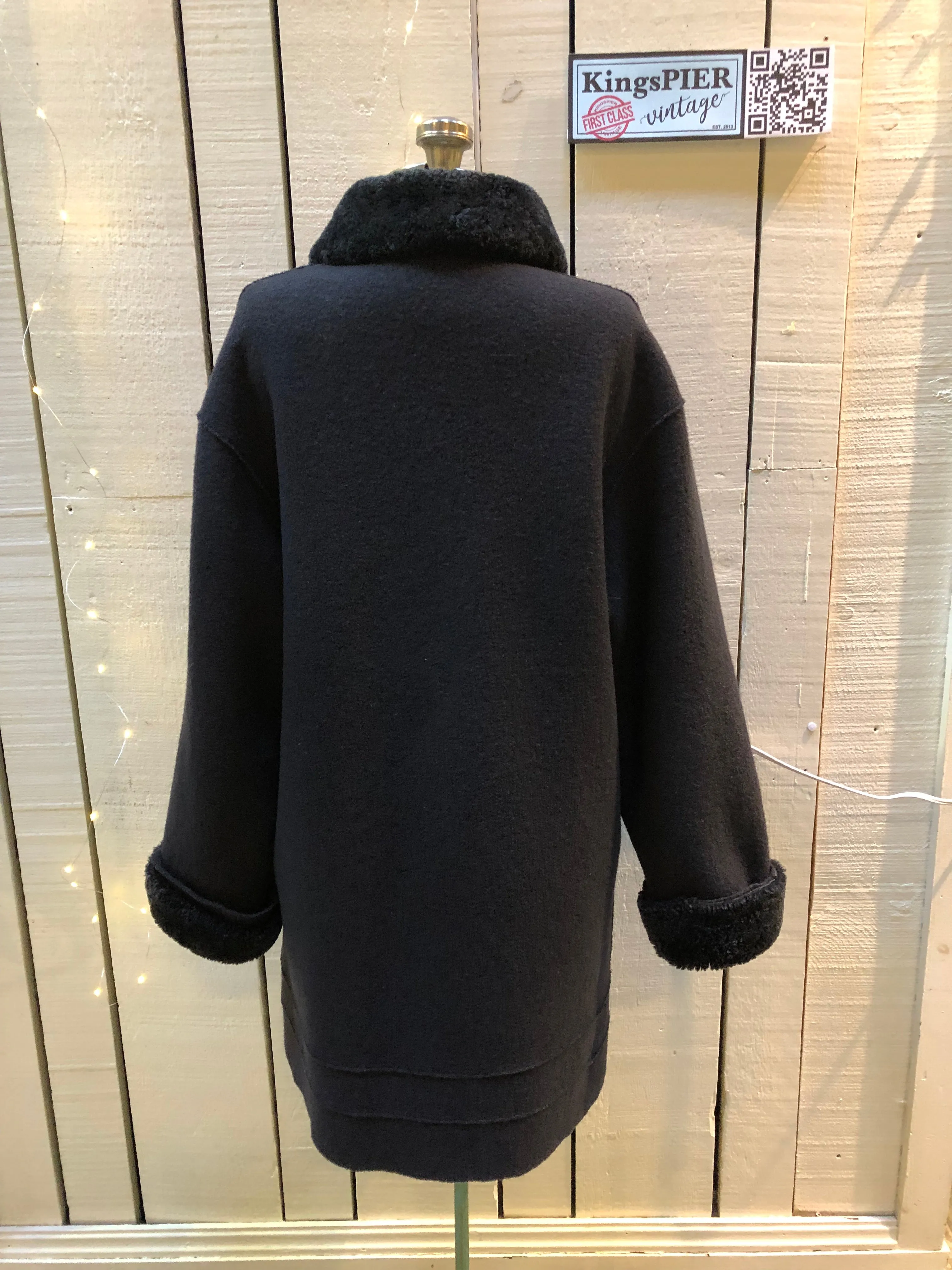 Vintage Hilary Radley Wool Coat, Made in Canada