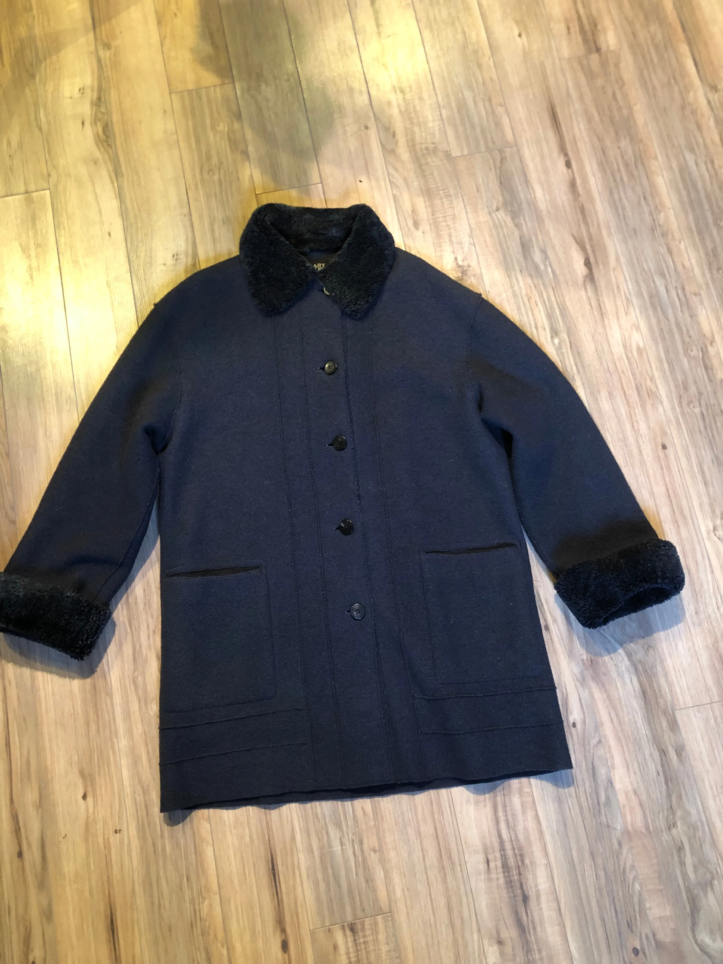 Vintage Hilary Radley Wool Coat, Made in Canada