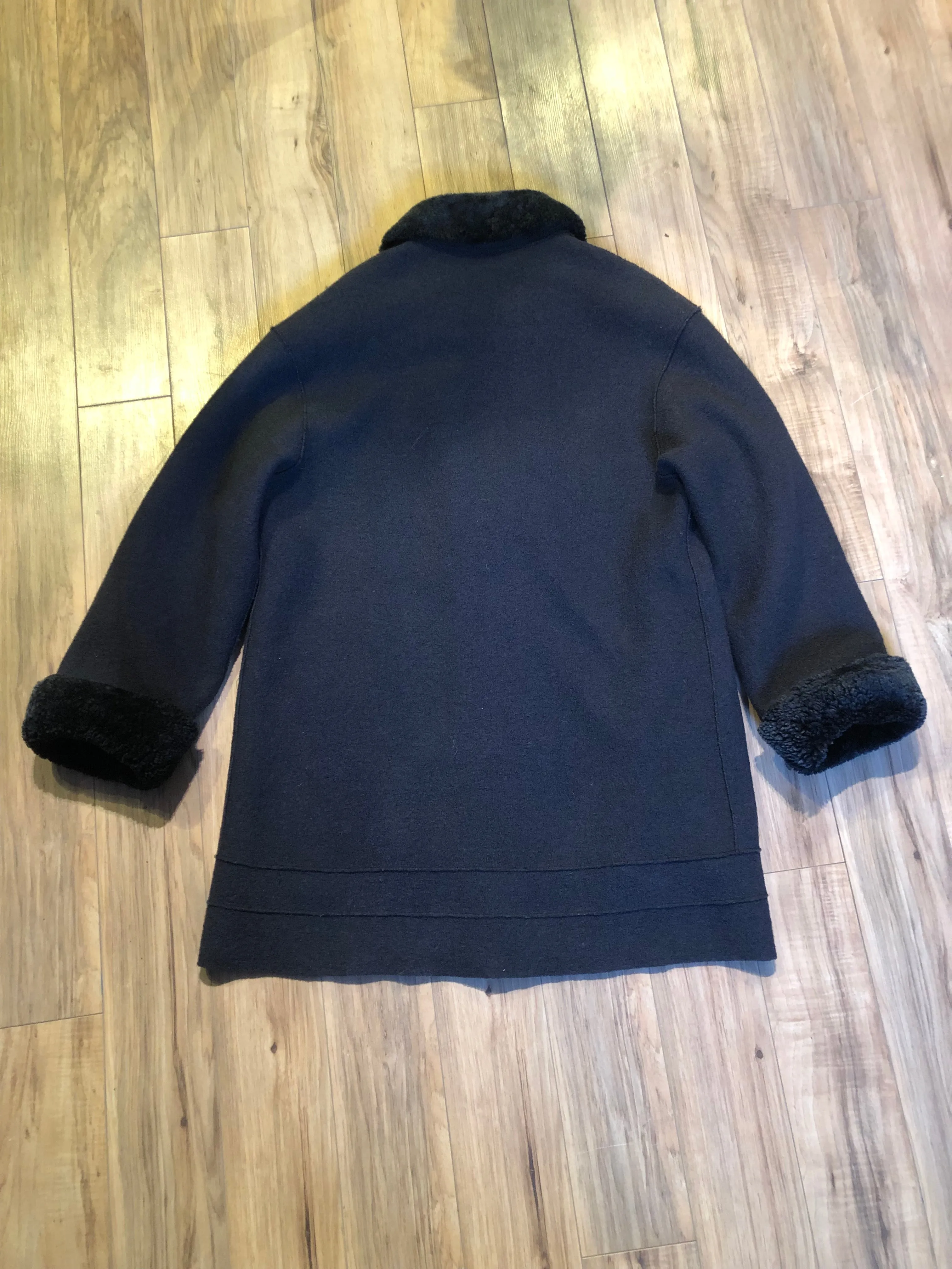 Vintage Hilary Radley Wool Coat, Made in Canada