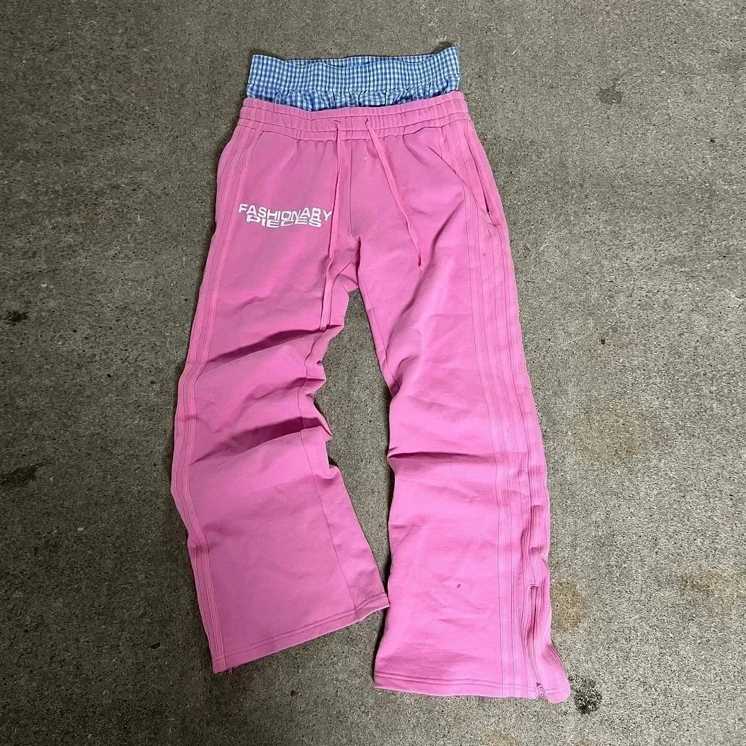 Y2K Baggy Sweatpants for Men and Women - Retro Style